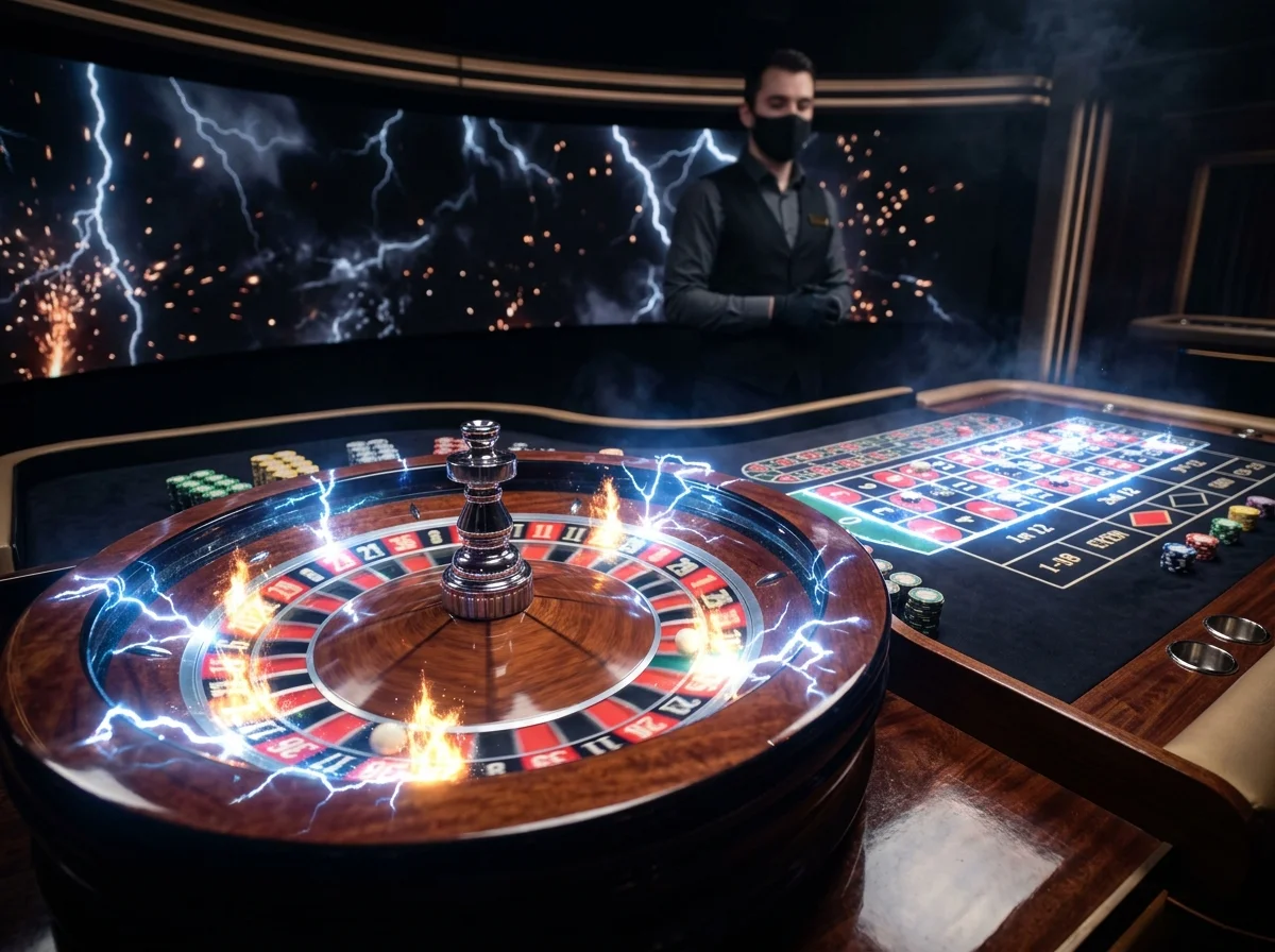 Live Lightning Roulette bij Spinalto